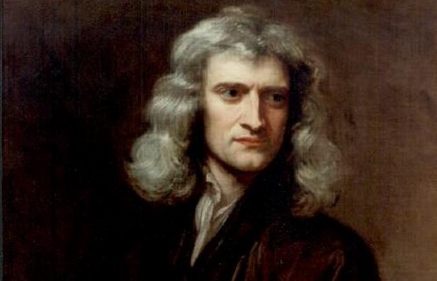 Sir Isaac Newton, 1689, Sir Gottfried Kneller. (Domaine Public)