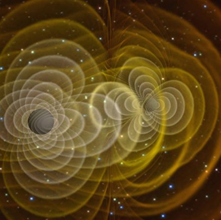 Des scientifiques ont confirmé avoir observé les ondes gravitationnelles de trous noirs, énoncées dans la théorie générale de la relativité. (Henze / NASA)