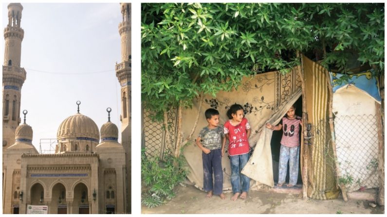 Seuls quelques enfants hébergés sur le terrain de la mosquée ont pu être inscrits à l’école. (Annie Slemrod/IRIN)