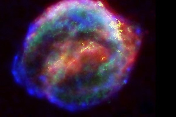 Les restes de la Supernova 1604. (NASA ESA) 