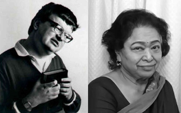 Kim Peek (1951-2009) et Shakuntala Devi (1929-2013), deux supercalculateurs humains. (Wikimedia Commons)