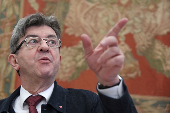 Jean-Luc Mélenchon à Rome, le 11 mars 2017. (TIZIANA FABI/AFP/Getty Images)