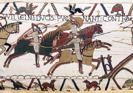 Un détail de la tapisserie de Bayeux.
Wikipedia, CC BY-SA
