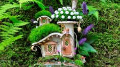 L’art environnemental et les maisons de fées