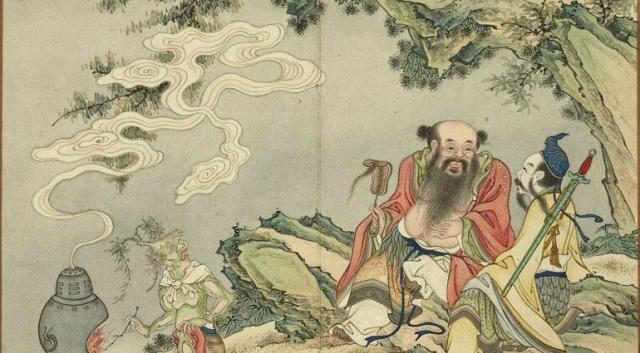 Lü Dongbin est l'un des célèbres Huit Immortels Taoïstes.