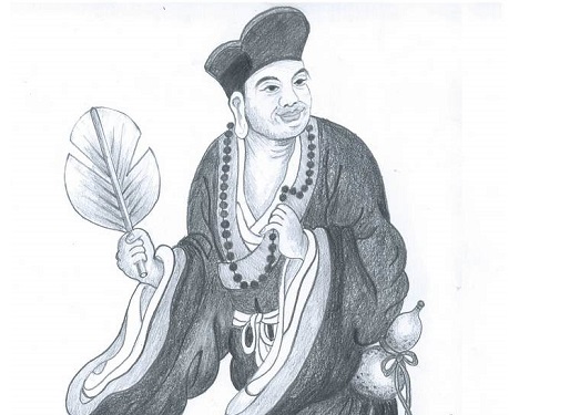 Ji Gong, moine excentrique et légendaire de la dynastie des Song. (Yeuan Fang)
