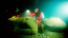 Des statues géantes de 5 m découvertes sur un site « mythologique » englouti près de la côte égyptienne
