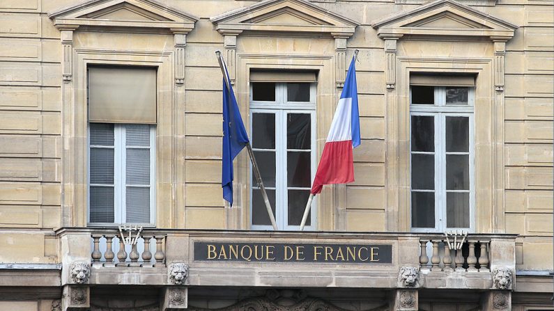 Édifice de la Banque centrale de France, 2012. Photo  de Jacques Demarthon/AFP/Getty Images