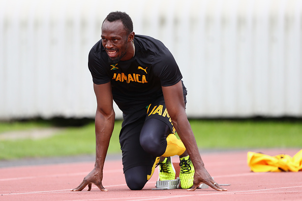 Le Jamaïcain Usain Bolt, octuple champion olympique. (Michael Steele/Getty Images)