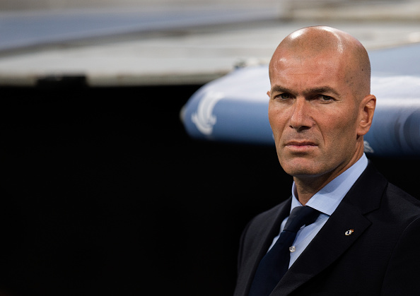 L’entraîneur du Real Madrid Zinedine Zidane le 16 août 2017 à Madrid. (Denis Doyle/Getty Images)