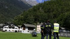 Alpes suisses : huit disparus après un glissement de terrain