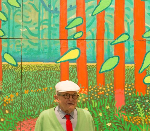 David Hockney ©photo Hervé Veronese Centre Pompidou 26 septembre 2017
26 septembre 2017