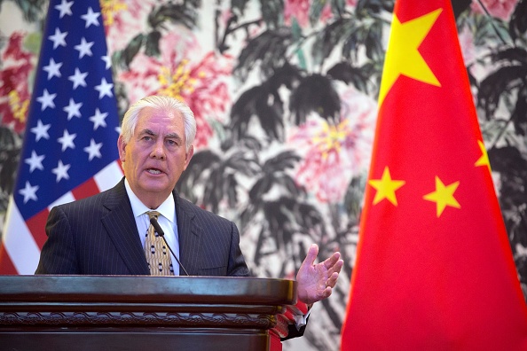 Le secrétaire d'État américain Rex Tillerson à Pékin.    

Mark Schiefelbein - Pool / Getty Images

