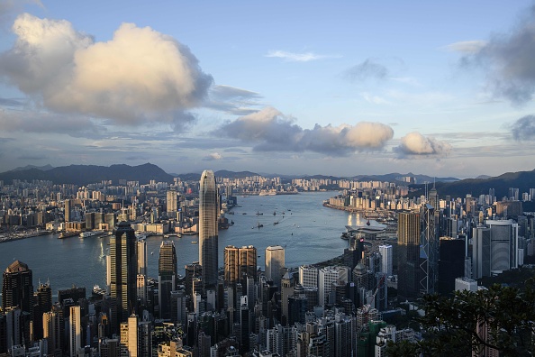 Vue générale de Hong Kong le 8 Septembre 2017. (ANTHONY WALLACE/AFP/Getty Images)