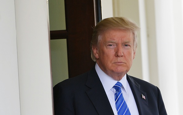 Le président américain Donald Trump estime "que la transaction pose un risque pour la sécurité nationale des États-Unis". (MANDEL NGAN/AFP/Getty Images)