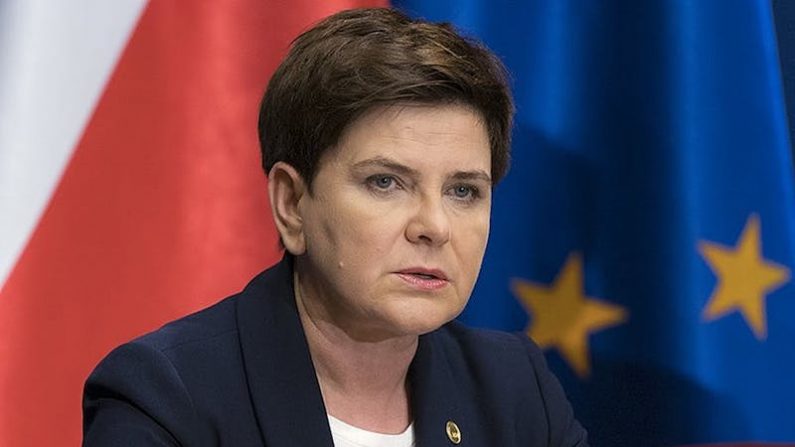 La première ministre de Pologne, Beata Szydlo (ici en 2016). (P. Tracz/Wikimedia)