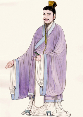 Liu Bei, empereur humaniste et attentionné. (Blue Hsiao)