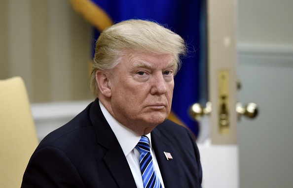 Le président américain Donald Trump à Washington DC.
 (Olivier Douliery - Pool / Getty Images)