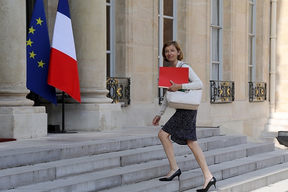 La ministre de la Défense Florence Parly arrive à l'Élysée.
 (LUDOVIC MARIN/AFP/Getty Images)