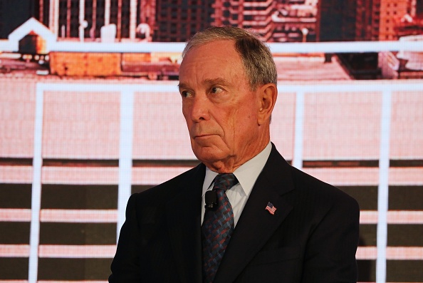 L'ancien maire de New York, PDG de Bloomberg et envoyé spécial de l'ONU sur le climat, Michael Bloomberg, lors de l'ouverture du Global Bloomberg Business Forum le 20 septembre 2017 à New York. 
(LUDOVIC MARIN/AFP/Getty Images)
