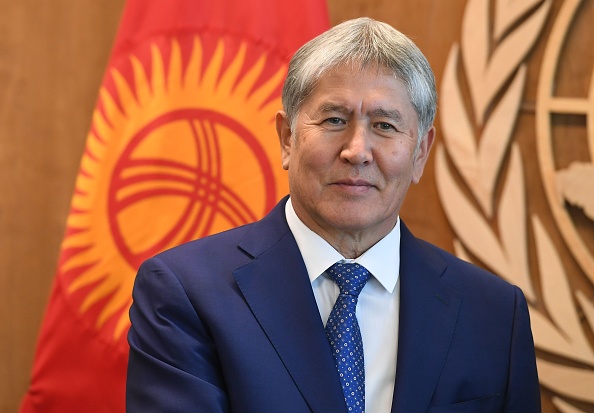 Le président sortant Almazbek Atambaev. (ANGELA WEISS/AFP/Getty Images)