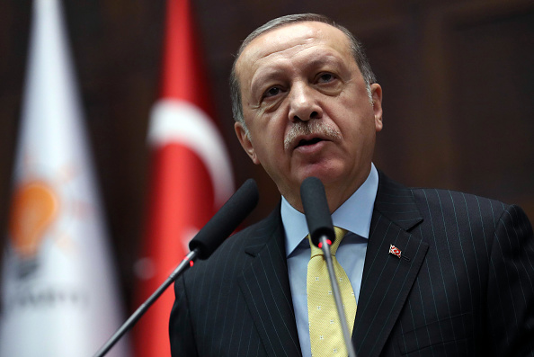 Le président turc Recep Tayyip Erdogan à Ankara, le 3 octobre 2017.
(ADEM ALTAN/AFP/Getty Images)