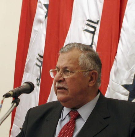 L'ex-président Jalal Talabani - 
 Ali Haider-Pool/Getty Images