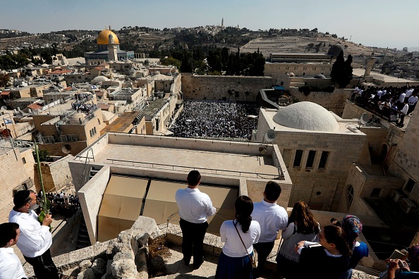 Jérusalem, ville et symbole pour le judaïsme, le christianisme et l'islam.
(MENAHEM KAHANA/AFP/Getty Images)