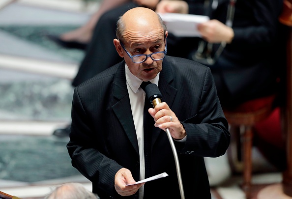 Le ministre des Affaires étrangères Jean-Yves Le Drian : "la France ne reconnaît pas la déclaration d'indépendance que le parlement catalan vient d'adopter". (THOMAS SAMSON/AFP/Getty Images)