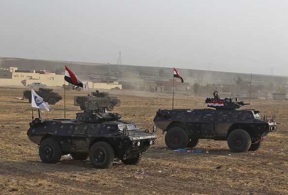 Le Canada suspend son aide en attendant un règlement des différends entre Bagdaad et les Kurdes.
"La lutte contre l'EI et l'extrémisme violent est loin d'être terminée" car les combattants de l'EI "contrôlent toujours des positions en Irak",selon M. Le Bouthillier.
(AHMAD AL-RUBAYE/AFP/Getty Images)