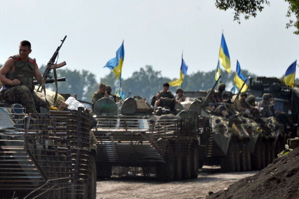 Des militaires dans des affrontements à travers l'est séparatiste. 

GENYA SAVILOV/AFP/Getty Images
