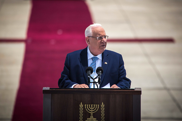 Le président israélien Reuven Rivlin.
(Ilia Yefimovich / Getty Images)