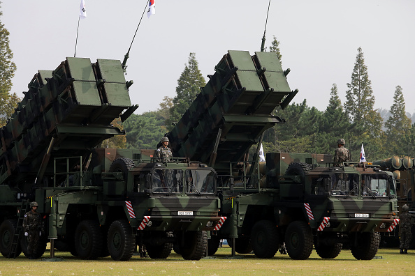 Les antimissiles Patriot Advanced Capability-2.
(Chung Sung-Jun / Getty Images)