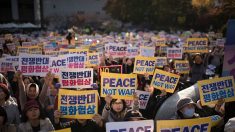 Manifestation pour la paix à Séoul