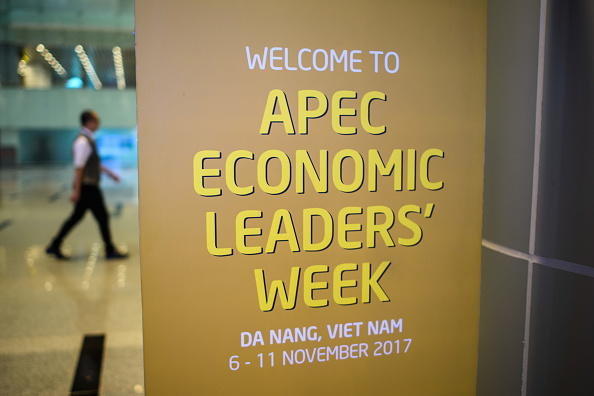 Le sommet de la Coopération économique Asie-Pacifique (APEC) a lieu dans la ville de Danang au centre du Vietnam les 8 et 9 novembre 2017. 
(ANTHONY WALLACE / AFP / Getty Images)