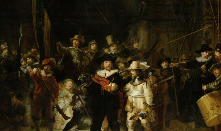 La Ronde de Nuit, Rembrandt van Rijn. (Rijksmuseum.nl)