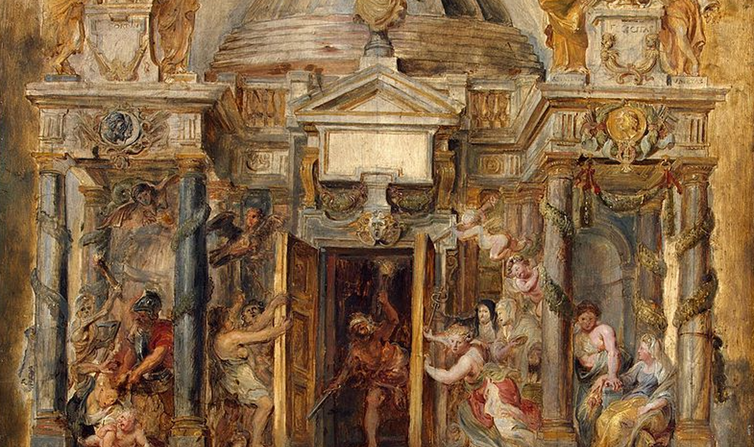 Pierre Paul Rubens, le Temple de Janus (1635, Musée de l'Ermitage, Saint-Pétersbourg). (Wikipédia, CC BY-SA)