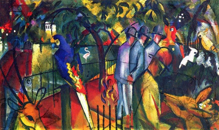 Zoologischer Garten, 1912. (August Macke/Wikimedia)