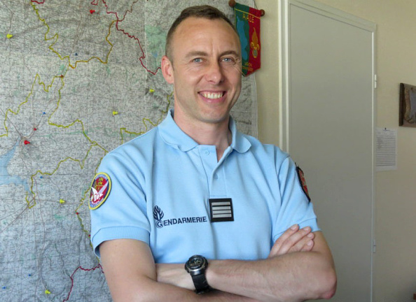 Le Lieutenant-Colonel Arnaud Beltrame.  (AFP/Getty Images)