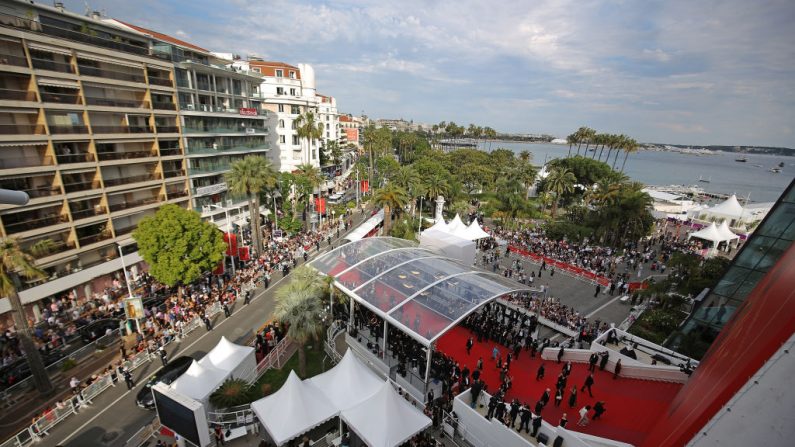 Une vue générale de Cannes, lors de la 70e édition du Festival de Cannes au Palais des Festivals le 18 mai 2017, Photo par Christopher Furlong / Getty Images