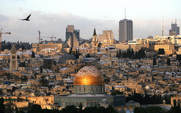 Le projet d’un téléphérique reliera Jérusalem-Ouest à la Vieille ville, située à Jérusalem-Est. Photo de YOAV LEMMER / AFP / Getty Images