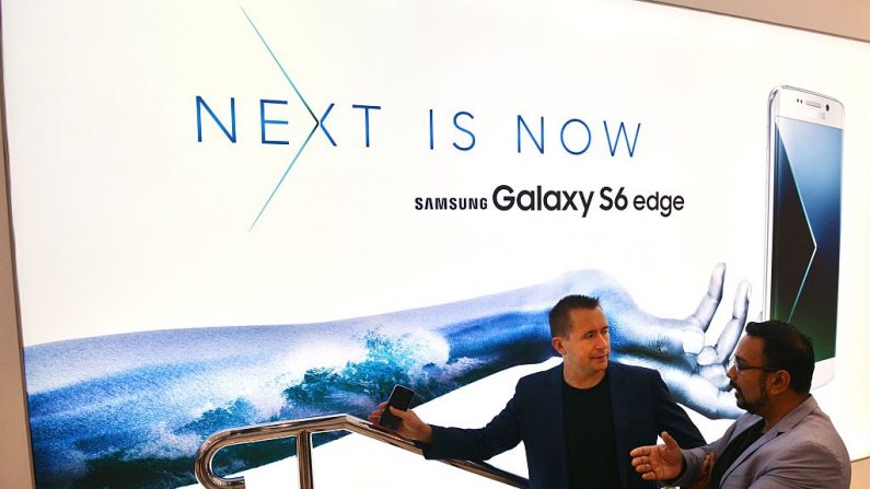 Samsung a déclaré qu'il s'attendait à ce que son nouveau smartphone phare brise les records de ventes et fasse sortir l'entreprise d'un récent effondrement des bénéfices. Photo PETER PARKS/AFP/Getty Images.