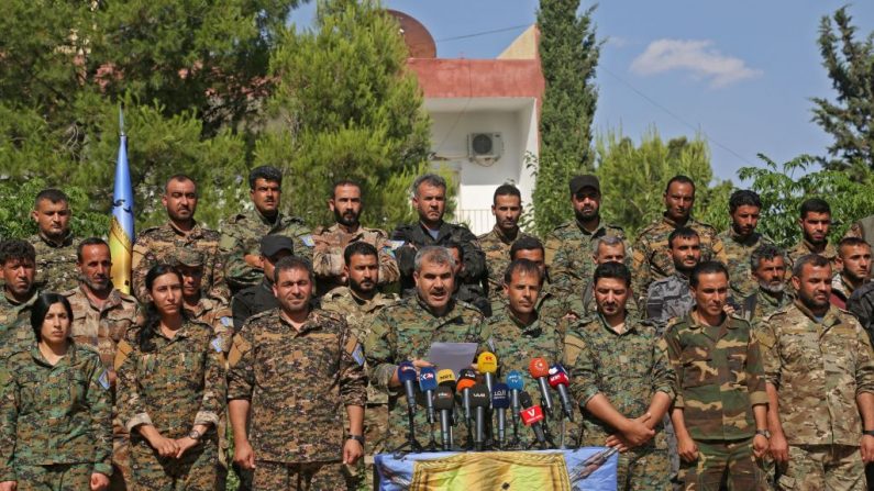 Le régime et forces kurdes syriennes, affirme que les djihadistes contrôlent désormais moins de 3% du territoire syrien, contre près de 50% fin 2016. Photo DELIL SOULEIMAN / AFP / Getty Images.