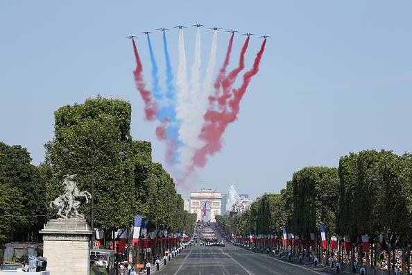 Patrouille de France Alpha Jet (Photo : LUDOVIC MARIN/AFP/Getty Images)