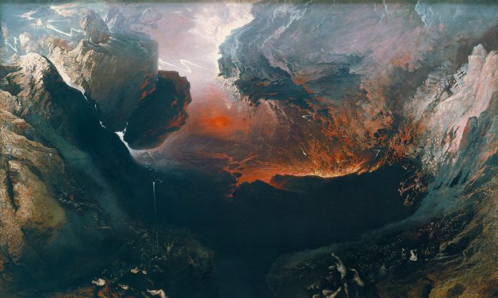 "Le grand jour de sa colère", peint par John Martin en 1851. (Domaine public)