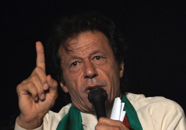 Premier ministre du Pakistan en fonction depuis le 17 Août 2018. Image AAMIR QURESHI / AFP / Getty Images.