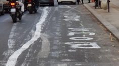 Ivre, il repeint le couloir de bus du boulevard Jean-Jaurès à Clichy