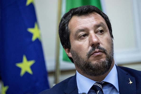 Le ministre de l'Intérieur Italien, Matteo Salvini.     (Photo : MARCO BERTORELLO/AFP/Getty Images)