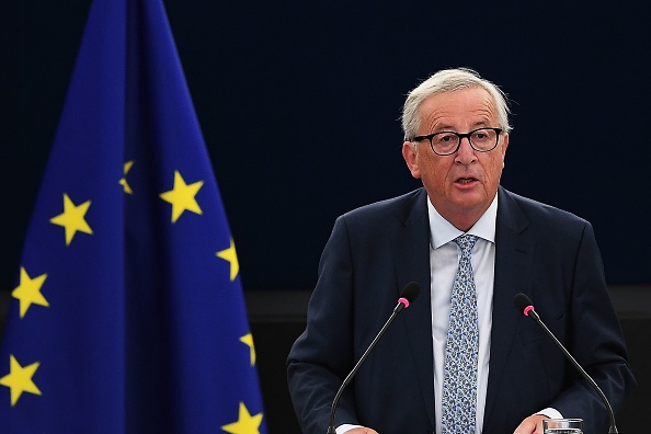 "Les États membres (...) doivent décider eux-mêmes si leurs citoyens doivent vivre à l'heure d'été ou à l'heure d'hiver", a expliqué Jean-Claude Juncker, président de la Commission européenne, le 12 septembre 2018 à Strasbourg. (PhotoFREDE : RICK FLORIN/AFP/Getty Images)