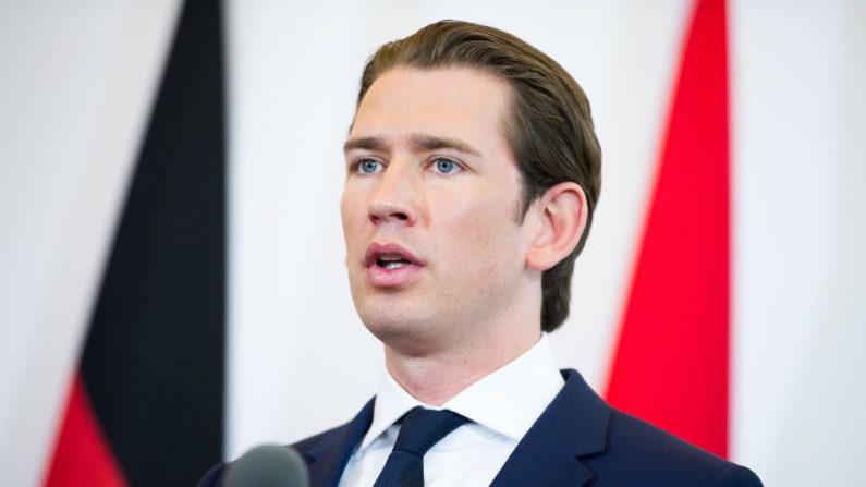 Le chancelier autrichien a appelé la Russie à retourner "à la table des négociations" Photo de Michael Gruber / Getty Images.